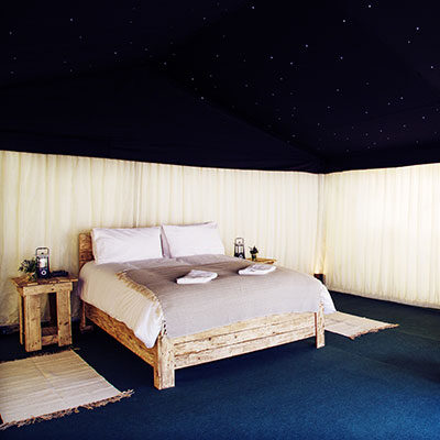 Starlight luxury frame tents at The Retreat